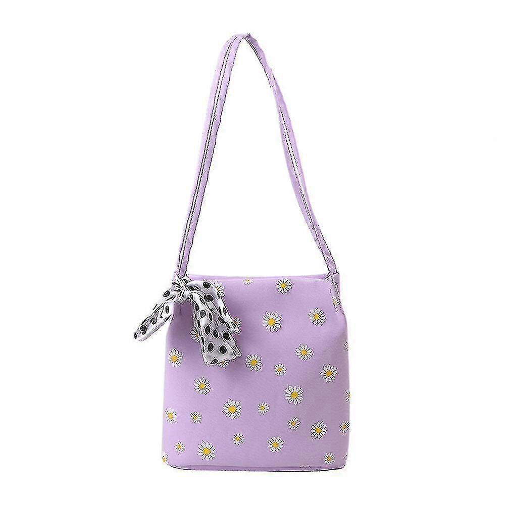 Versatile Simple One-shoulder Small Bag Western-style Women's Violet