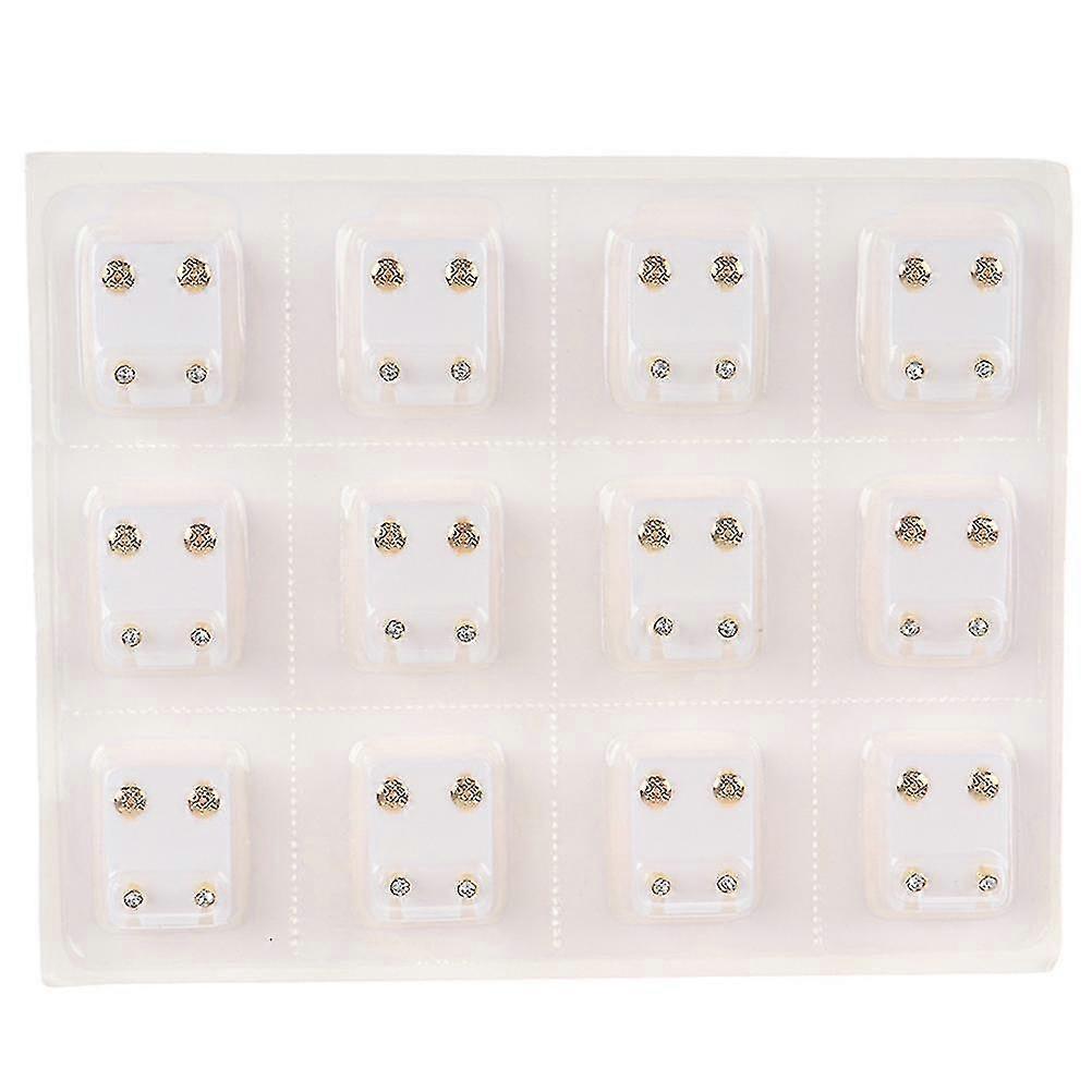 12 زوجا من الأقراط الطبية أداة ثقب الأذن عشيق الجراحية الصلب أقراط مجوهرات -T