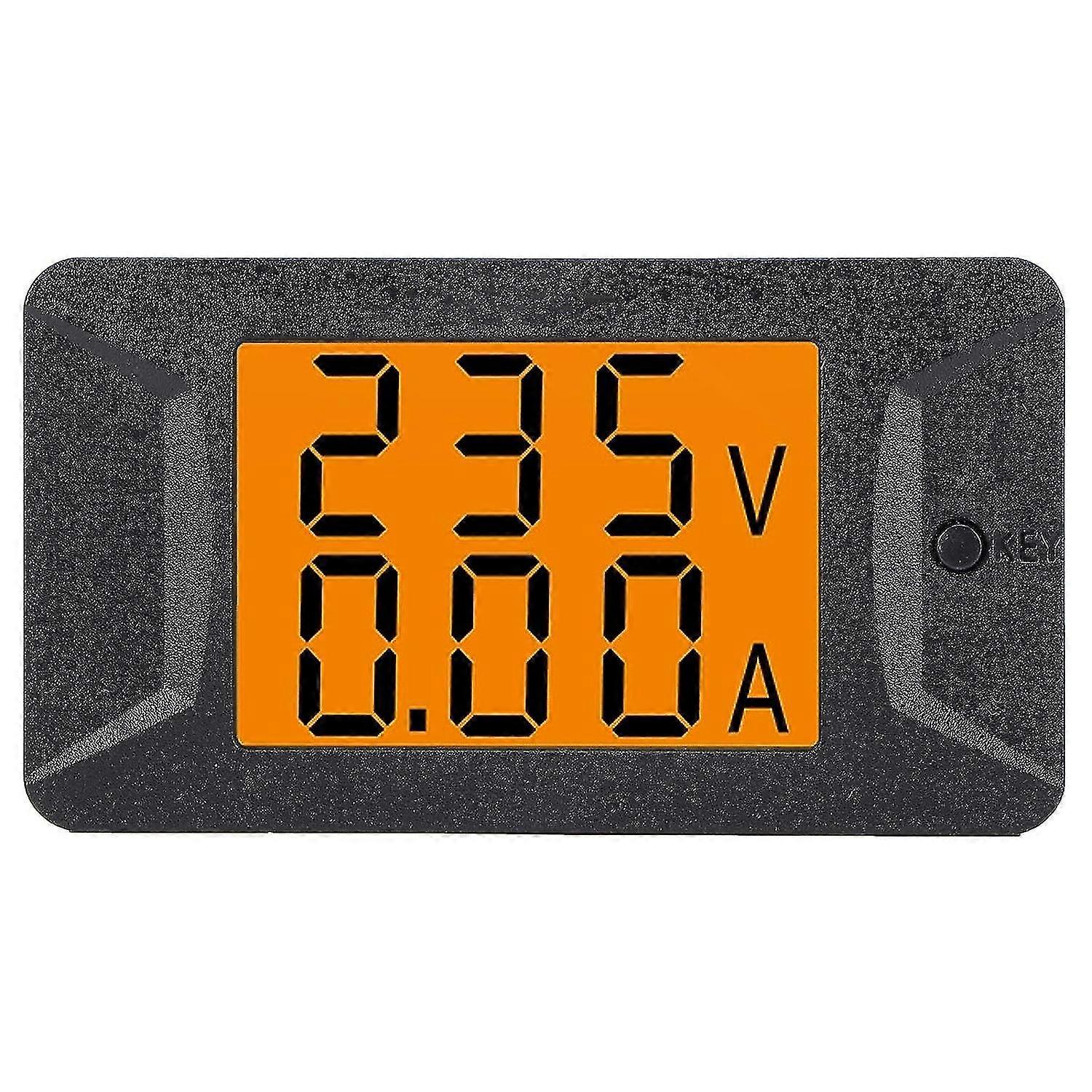 Ac Voltmeter Ammeter Digital Voltage Current Meter Monitor Electrical Tools 40-400v/100a,lcd Display,high Accuracy,easy Operation,backlight Function