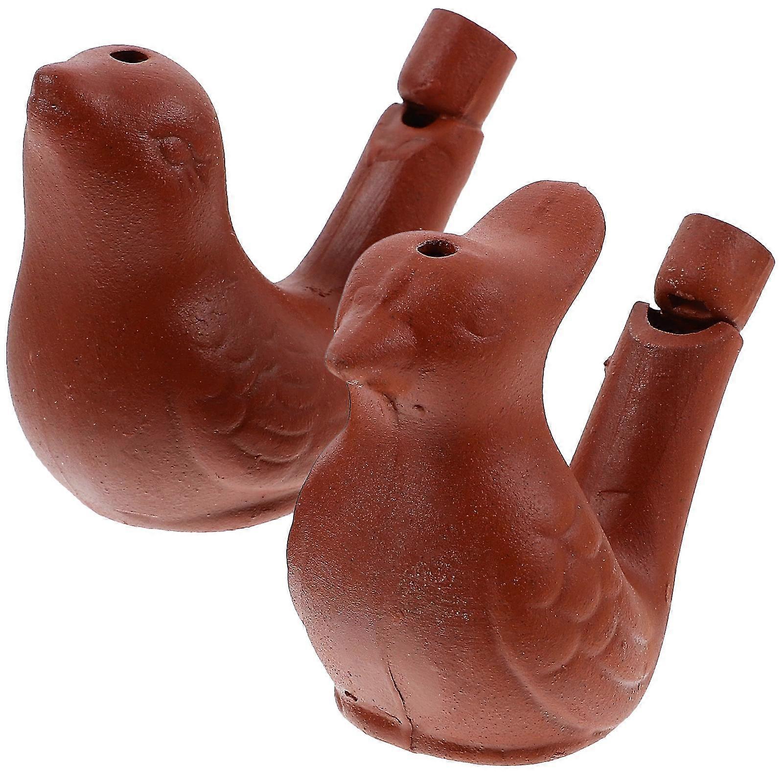 2pcs Sifflet musical Oiseau Sifflet Sifflet DIY Sifflet Fournitures Extérieures pour Signalisation-SaoZ