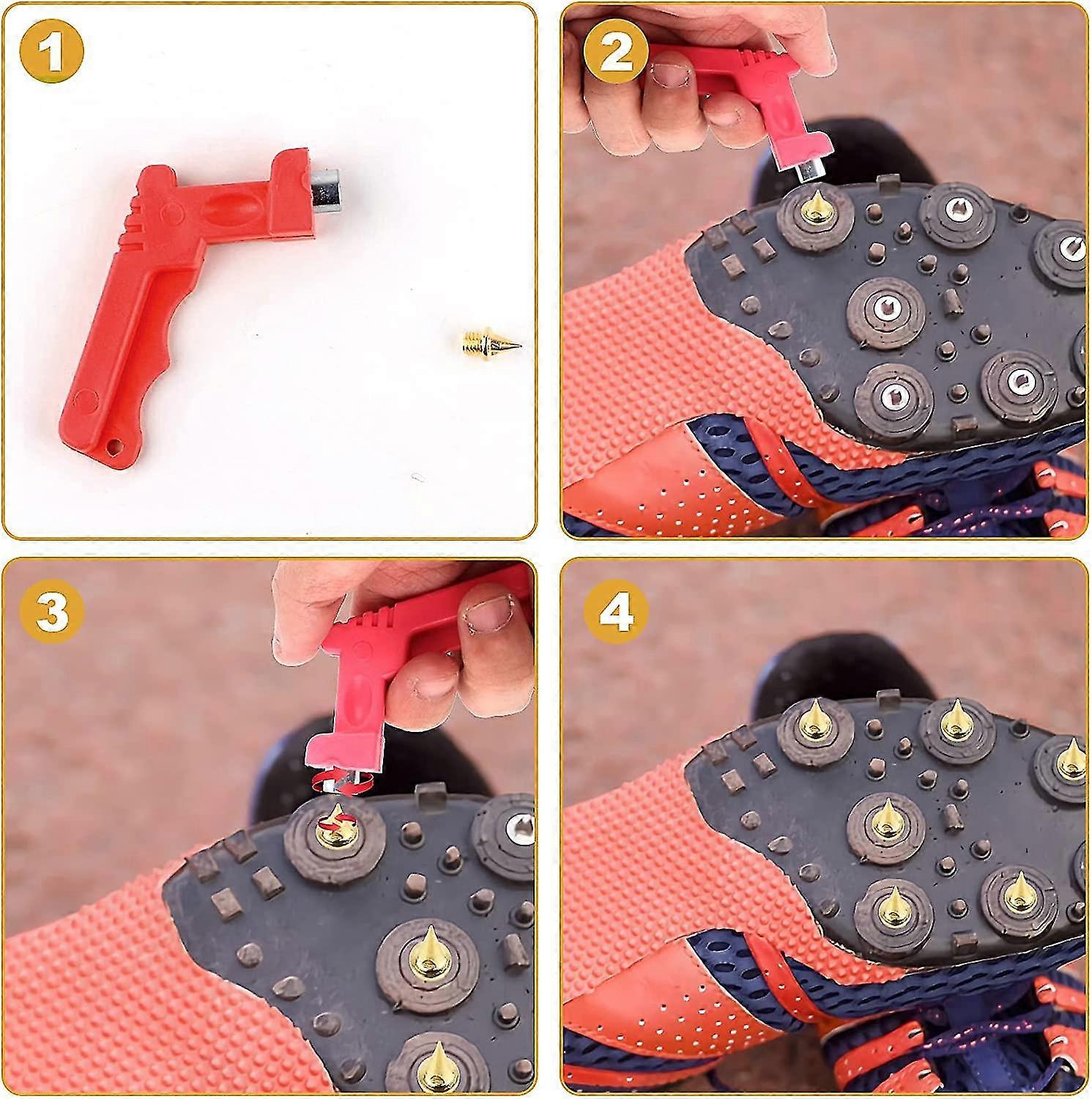 2 Pointes De Rechange 1/4 Pouce Pour Chaussures De Sprint - Bleu | Uxcell