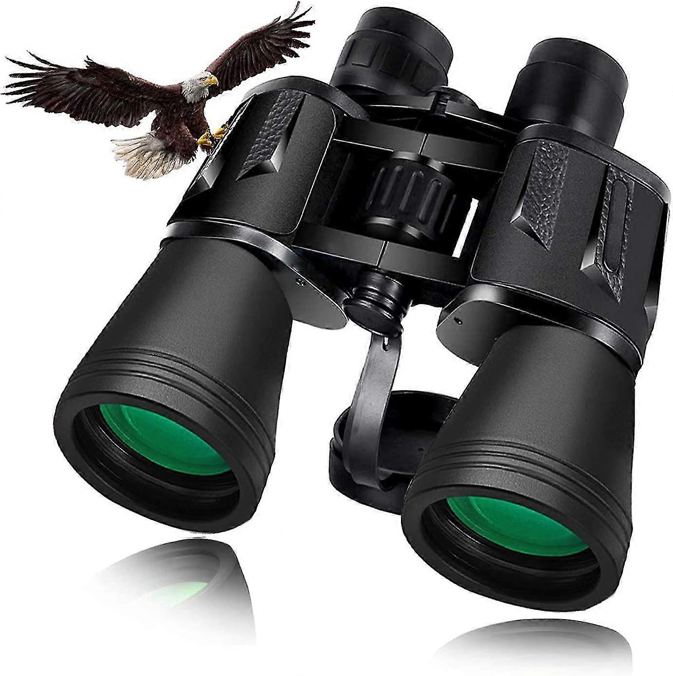 Binocolo 20x50, potente binocolo per adulti, binocolo compatto hd con lenti prismatiche Bak4 per adulti, bird watching per bambini Caccia di viaggio