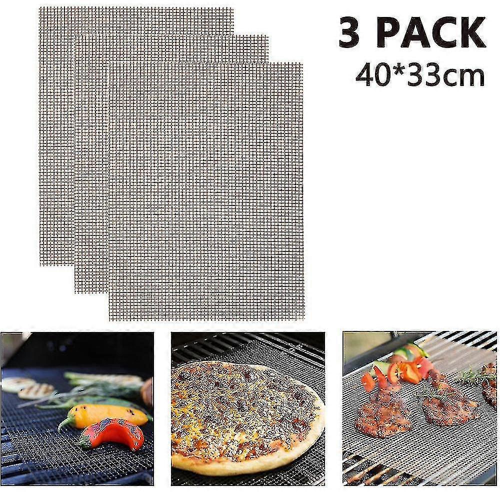 Bbq Grill Mesh Mat,100% Non Stick Barbecue Net