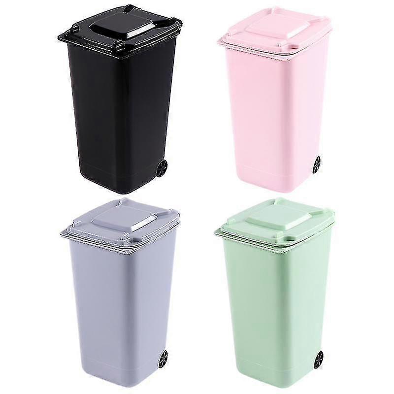 4pcs Mini Garbage Can