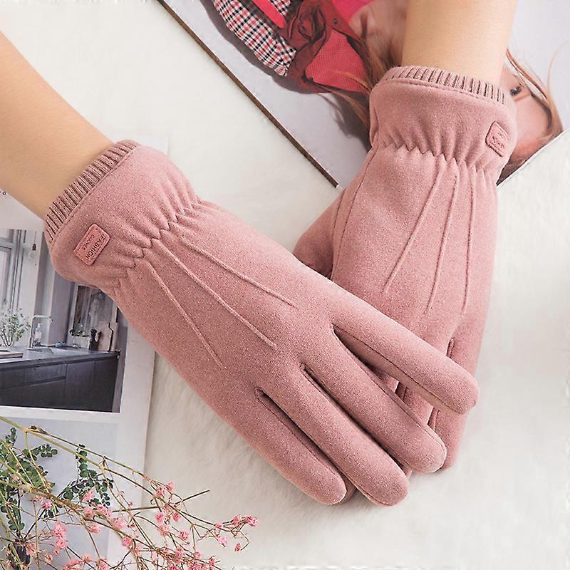 Womens Winter Warm Touchscreen Gloves Thermal Soft Lining Elastic
