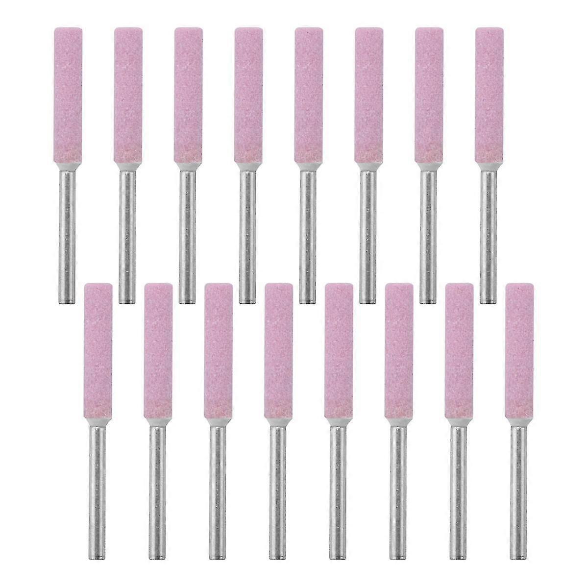 JTG 16Pcs Chainsaw Sharpener Grinding Stones 4.8mm Sharpening Tool Stones Burr Chain Saw Grindstone FilJ