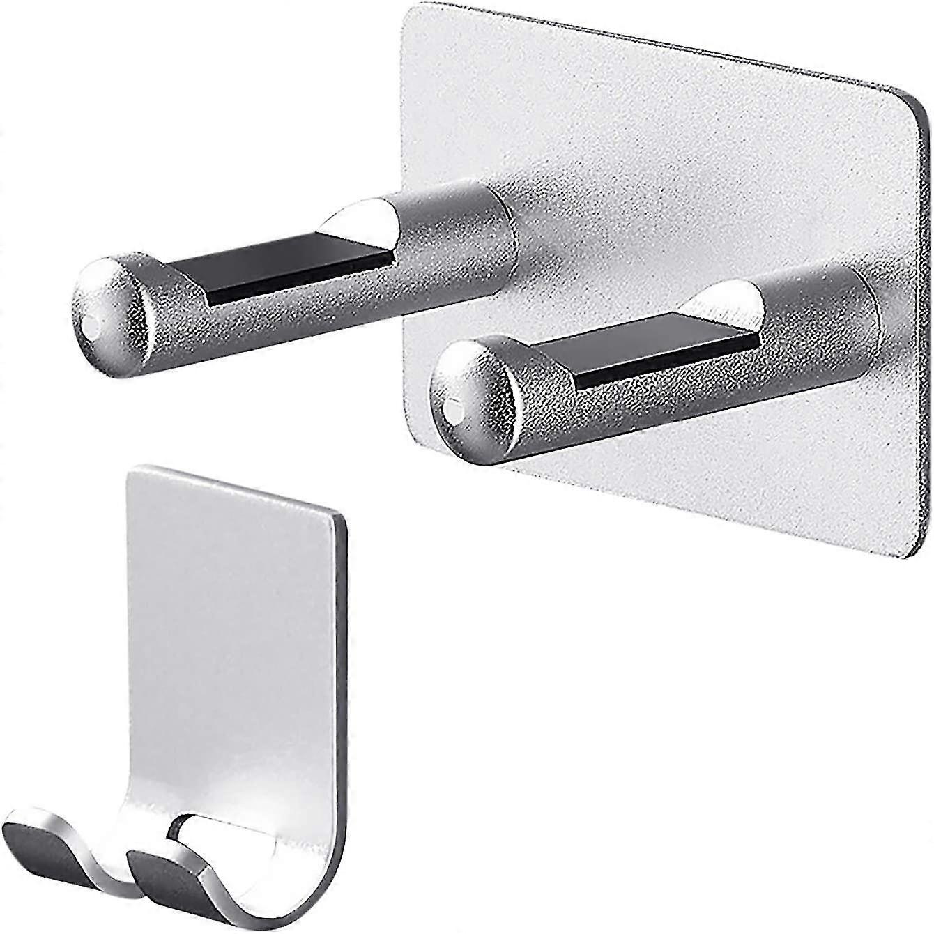 Hair Dryer Storage Rack (silver) (2pcs)