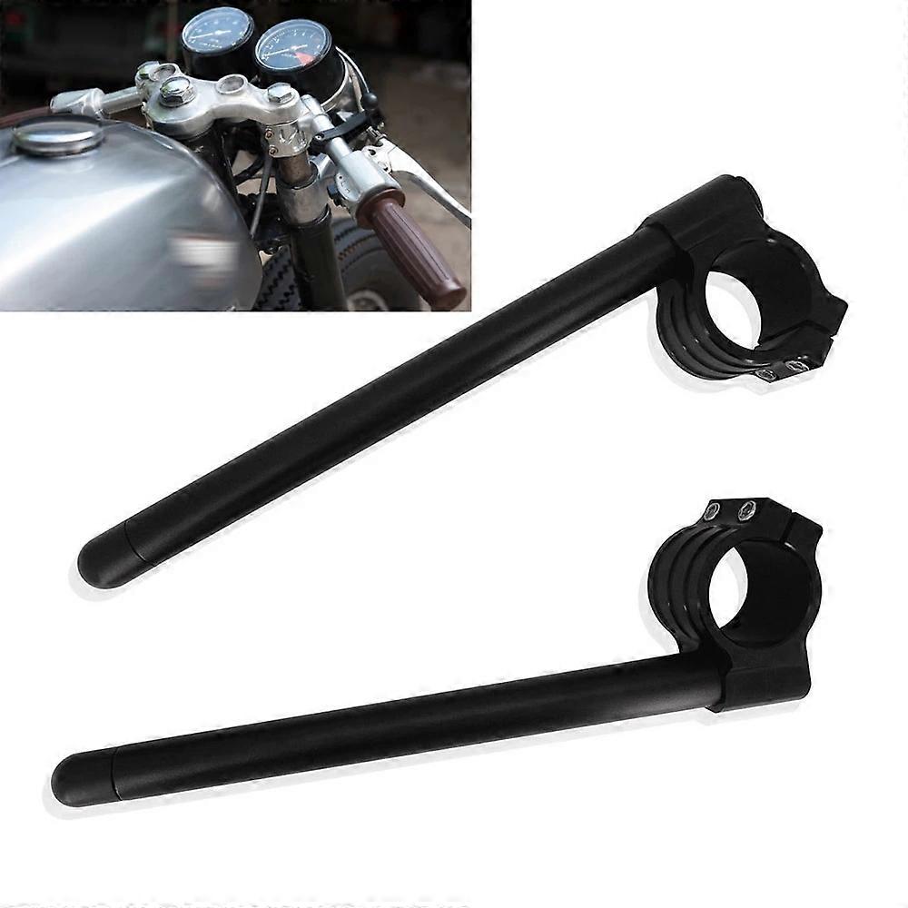Cafe Racer Μοτοσικλέτα Ρυθμιζόμενο Clip Ons Τιμόνι 31 33 36 37 38 41 43 45 48 50 51 53 54 mm Clip On Fork Tube Τιμόνι 7/8"