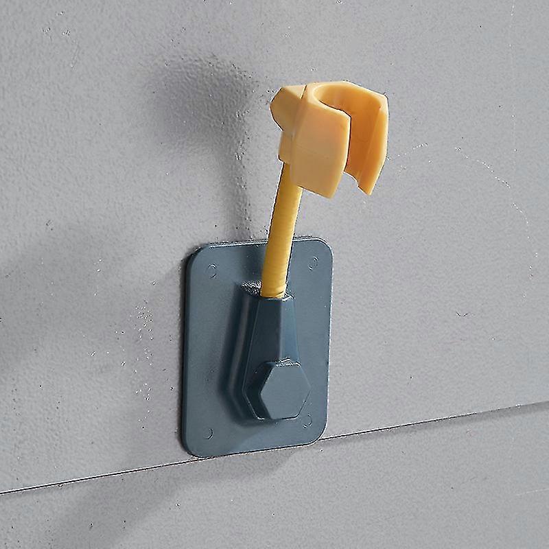 ホームバスルーム調節可能な壁掛けサクションカップシャワーブラケット(黄色)、6 * 7.5cm