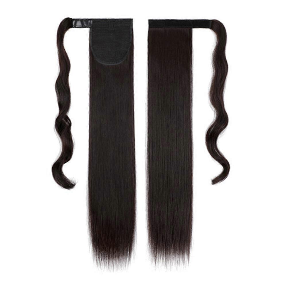 Clip In Ponytail Allongeant les Pinces à cheveux Long Straight Ponytail Ponytail Allongement Clips-Shape4