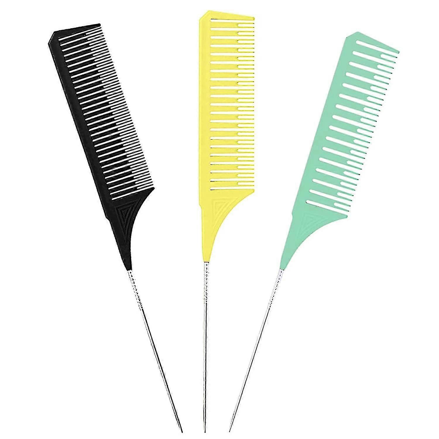 3 Sizes Hair Comb, Barber Highlight Comb, Anti-Static Professional Barber Comb