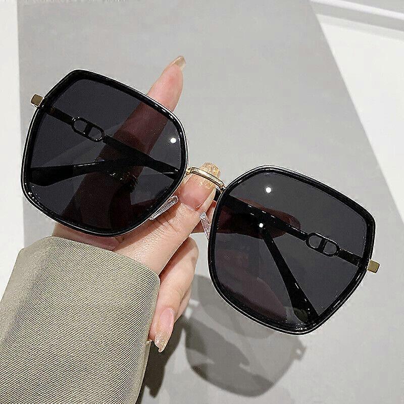 Nové módne polarizačné slnečné okuliare Dámske UV400 Gradient Lens Slnečné okuliare Oversized