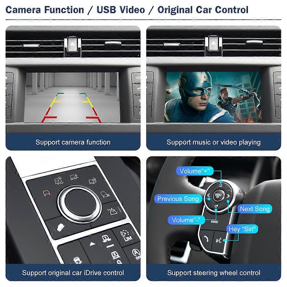 Wireless Carplay Mirror Link AirPlay Ai Box For Land Rover/Jaguar/Range ...