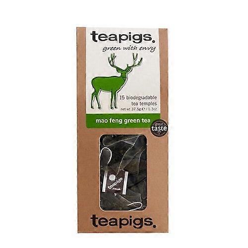 شاي ماو فنغ أخضر ، 15 كيس (علبة من 6)