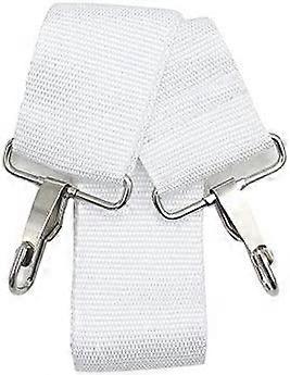 كمين طبل الأشرطة قابل للتعديل النايلون العسكرية طبل الكتف حبال حزام آلة موسيقية التبعي الأبيض كمين طبل حزام