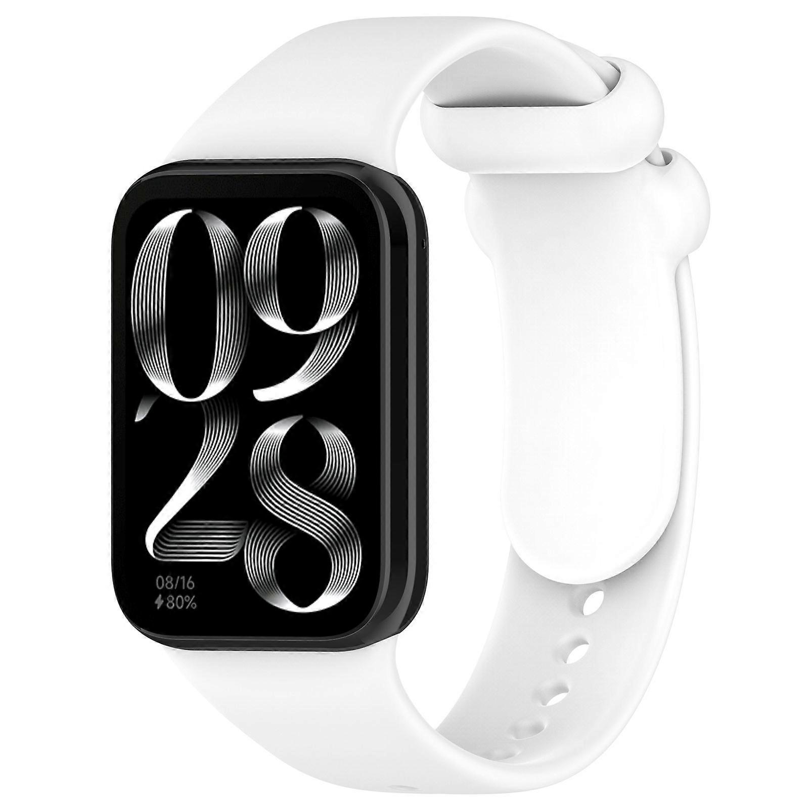 Solid Color Silicone Strap For Xiaomi Mi Band 8 Pro