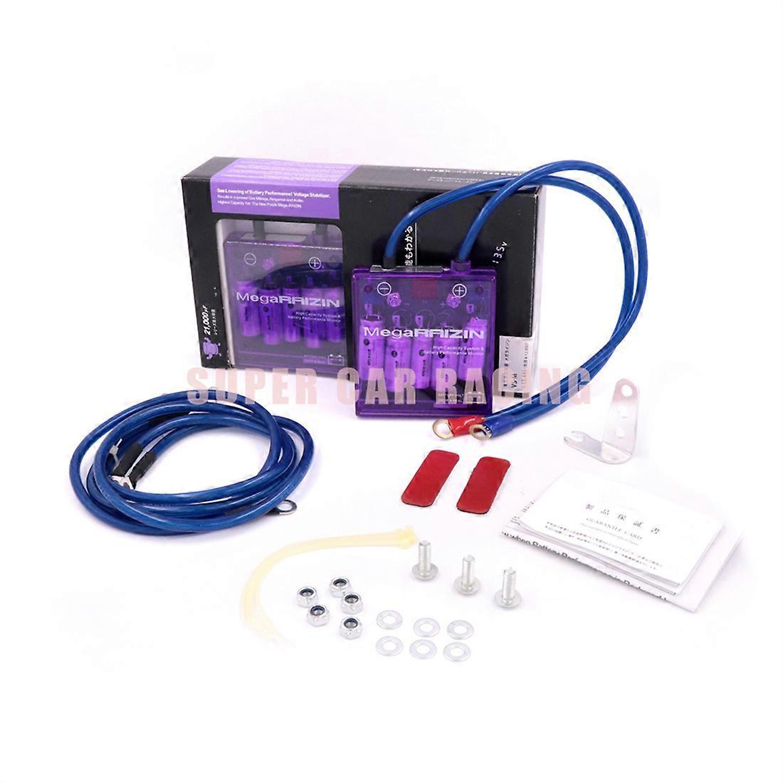 Universal Digital Voltage Stabilizer Regulator Ground Wires And LED Fuel Saver Display