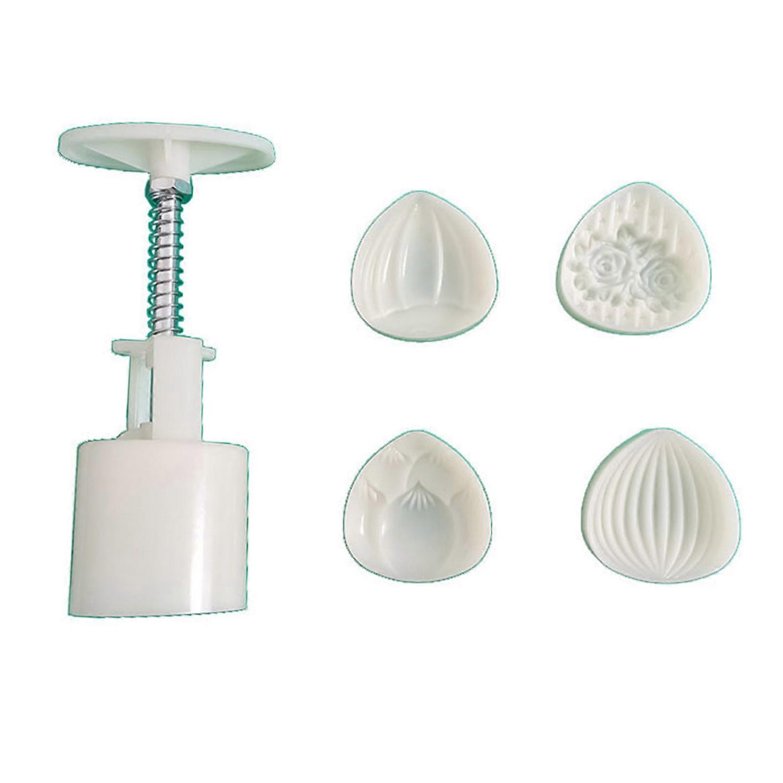 Flowers Shape Moon Cake Mould Exquisite Blossom Bath Bombs Pastry Tool Kitchen