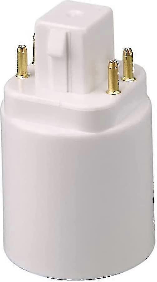 Led Light Lamp Adapter Gx24q-e27 Bulb Holder Socket Converter 4 Pin Holder Socket Converter Lamp Holderwhite1pcs)