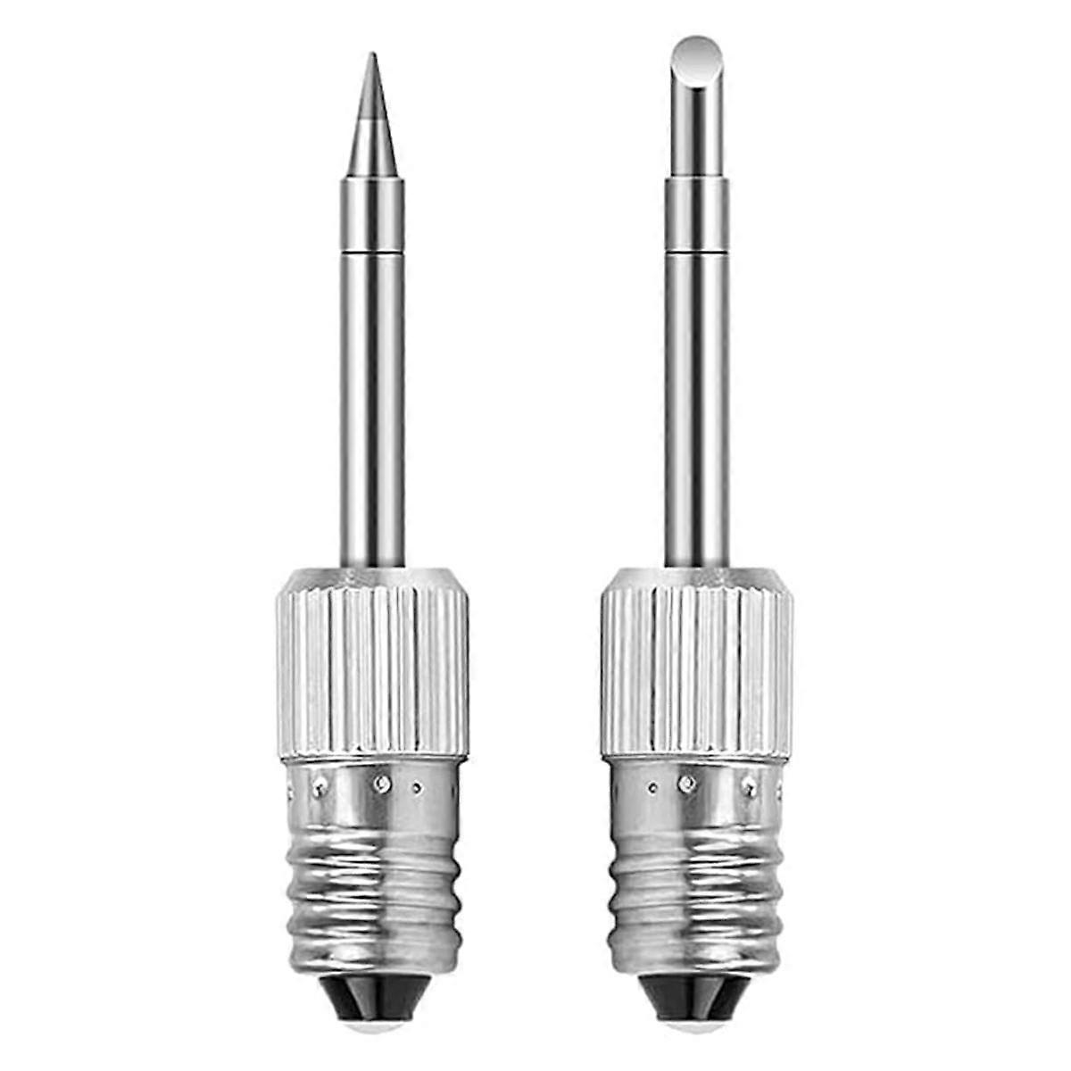 2 Pieces Cordless Soldering Iron Kit 2 Different Shapes and Sizes Can Reach Any Soldering Application You Need