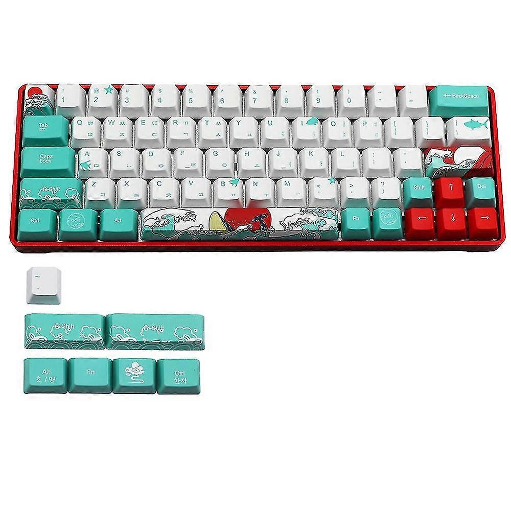 Clavier mécanique Coral Sea Keycap Coréen Keycap