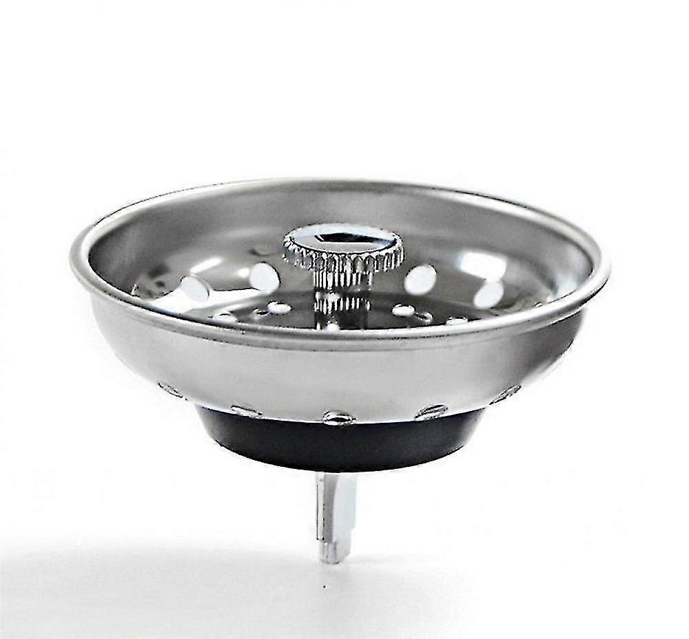 2 Pack - Kitchen Sink Strainer And Stopper Combo Basket Spring Clip