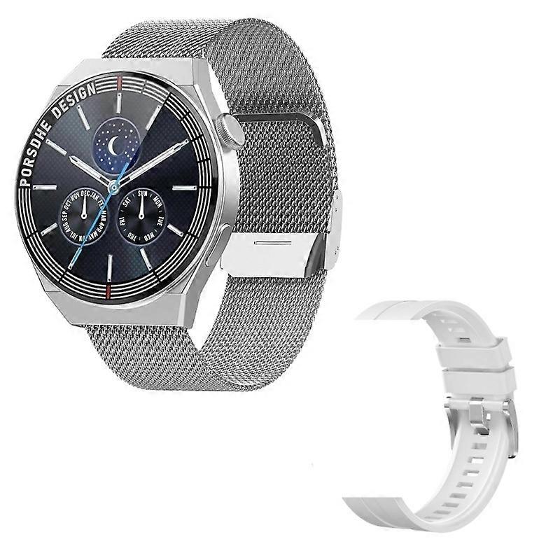 GT3Pro Smart Call Watch Silver Steel