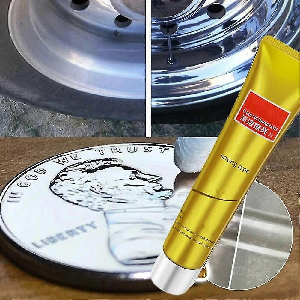 2pcs Rust Remover Metal Polishing Stainless Steel Cleaning Paste