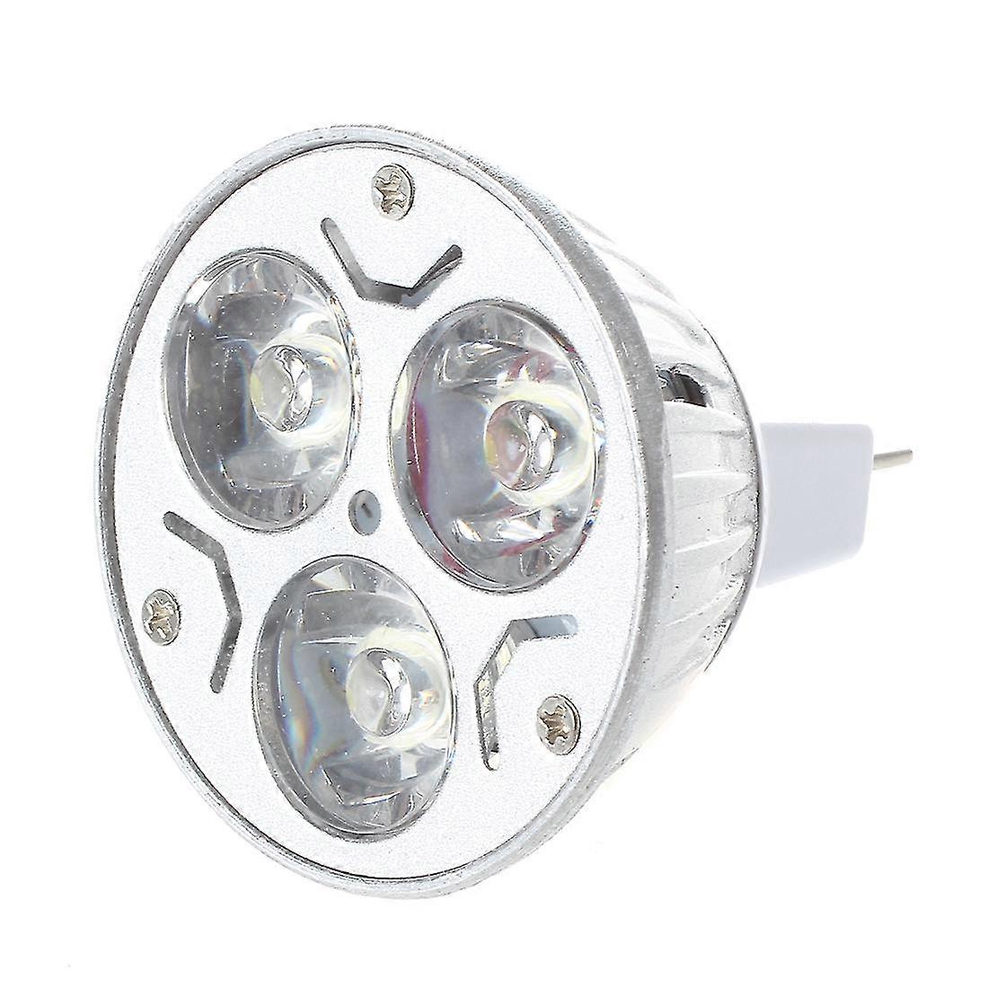 MR16 GU5.3 12V Cool White Light Bulb 3x1W
