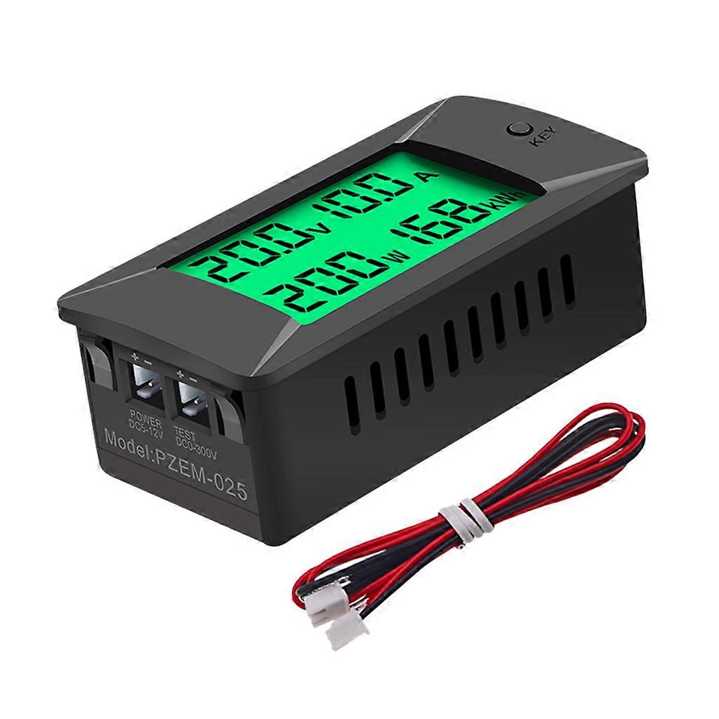 0-300V Shunt Build-In für DC Digital Battery Tester Bidirektionales Amperemeter Voltme