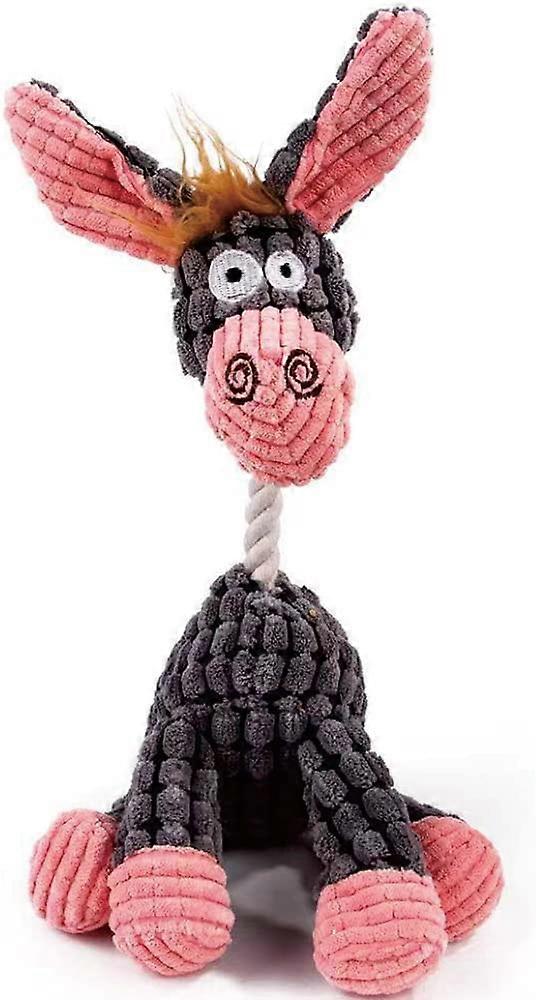 Dog Plush Toys,Suitable for Medium and Large Aggressive Chewers, Durable Squeak Dog Toys,Cute Cotton Dog Chew Toys