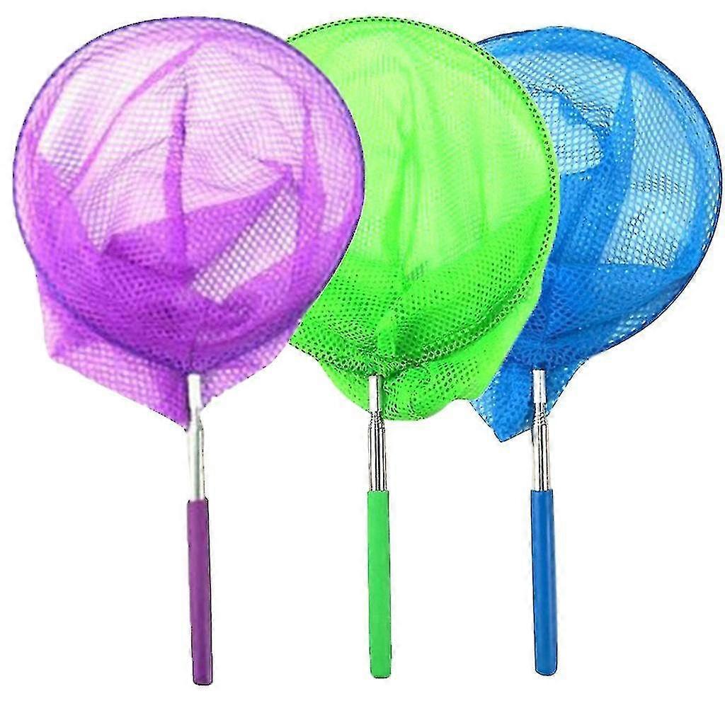 Kids Extendable Fishing Butterfly Bug Insect Net Telescopic Handle Toy