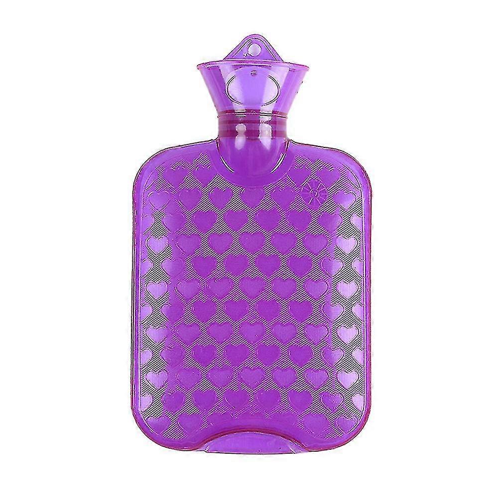 Thickened  -proof High-density Pvc Heart-shaped Hot Water Bottle-MXBC