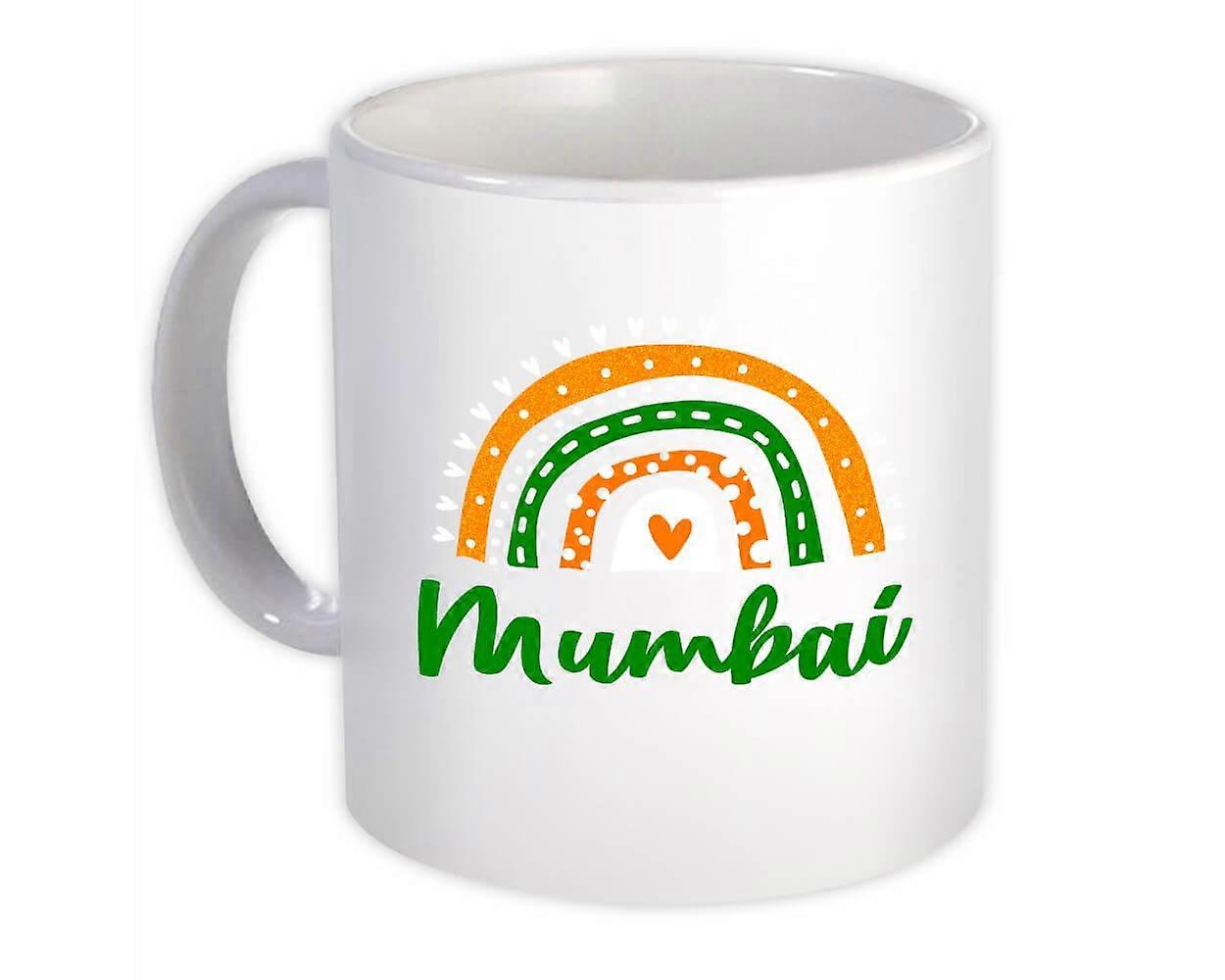 Gift Mug: Mumbai India Rainbow