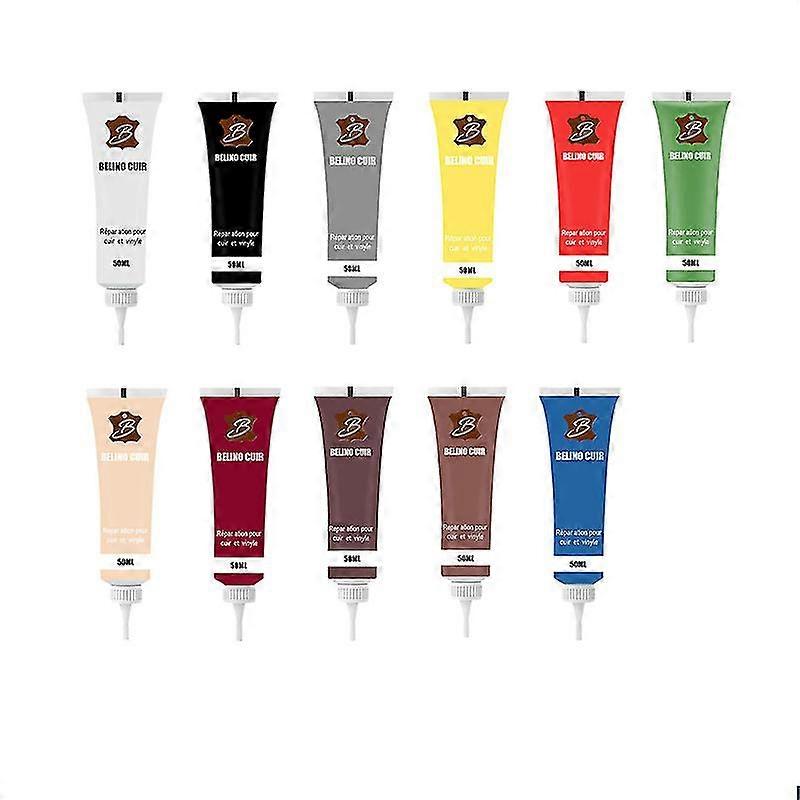 Cuir Réparation Crème Cuir Rayure Crack Cuir Réparation Voiture Cuir Siège Canapé Réparation Crème Multicolore 20ml #rhqc005 Tw