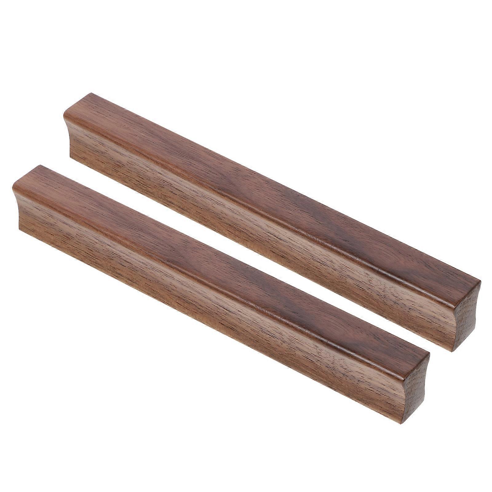 2pcs Wood Cabinet Pulls Cabinet Drawer Wardrobe Handle for Furniture Hardwares