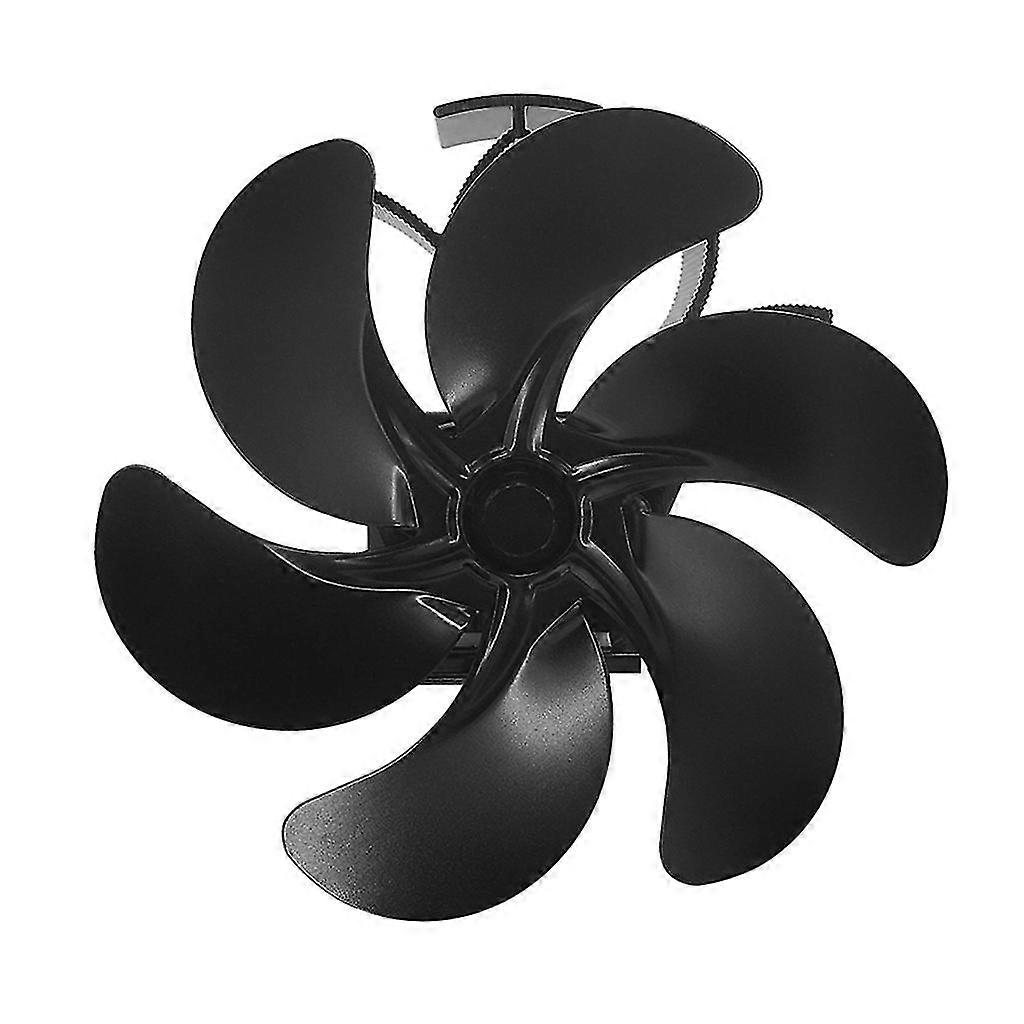 5 Blade Heat Powered Stove Fan Home Efficient Heat Distribution Fire Fan