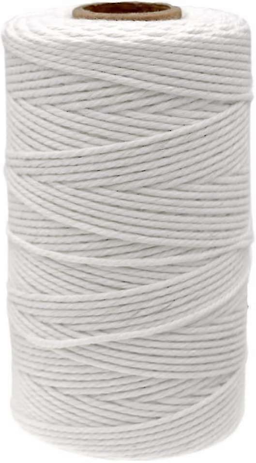 White String, Cotton Butchers Cooking String Twine 2mm 328ft Compatible Crafts, Tying Meat, Making Sausage