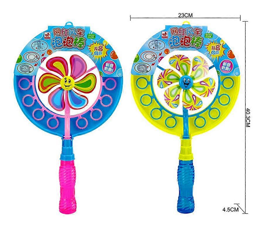40cm Bubble machine children's toy windmill bubble stick