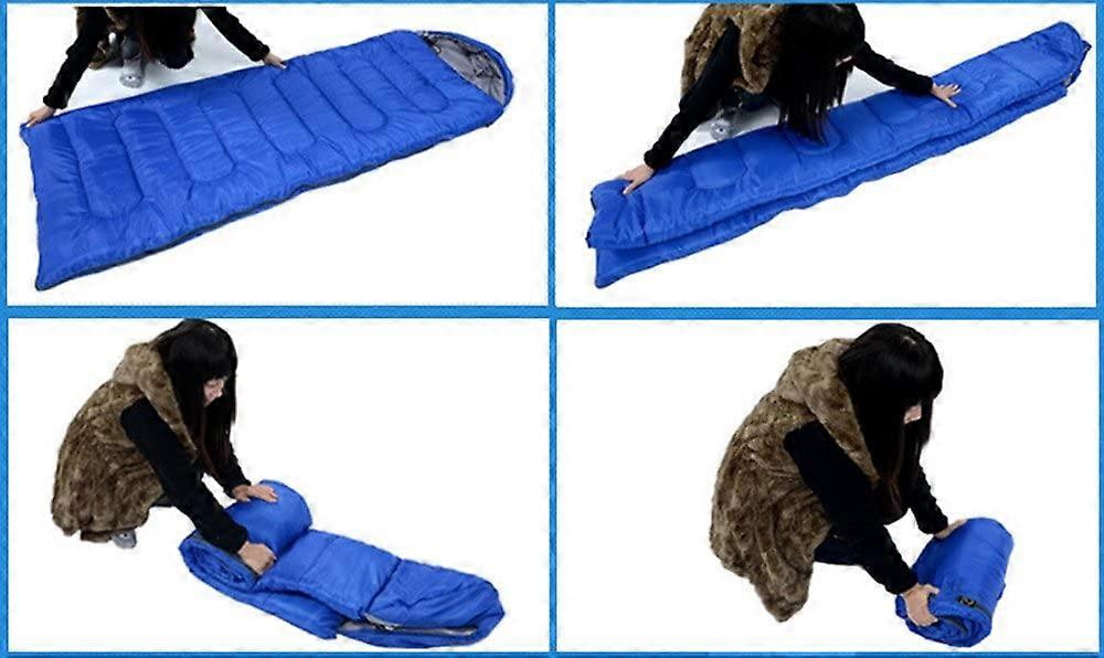 Camping sovepose utendørs sovepose lur hvile sovepose voksen sovepose blå
