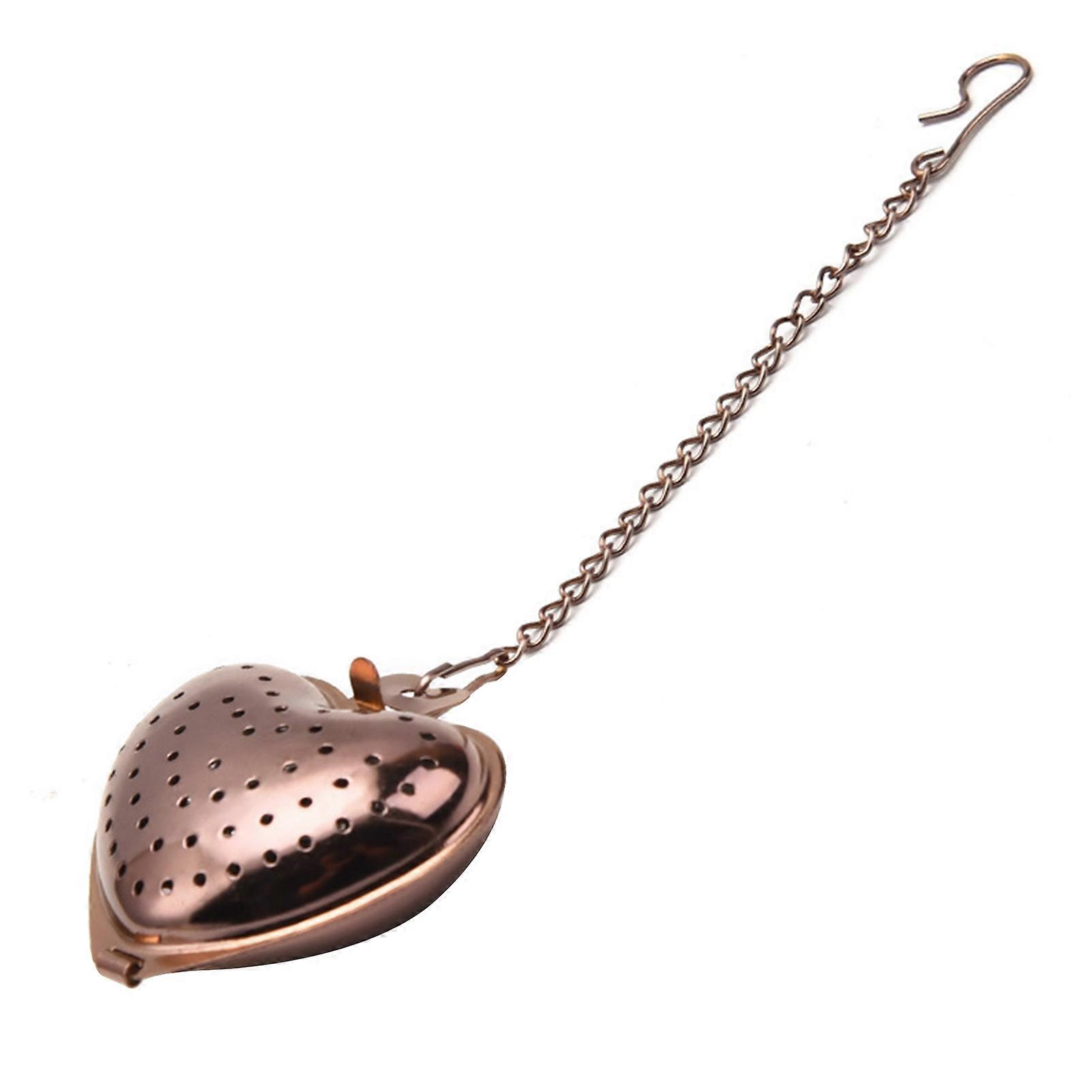 Filtre à thé Heart Shape Rust-free 304 Acier inoxydable Infuseur à thé à pénétration rapide pour tasse