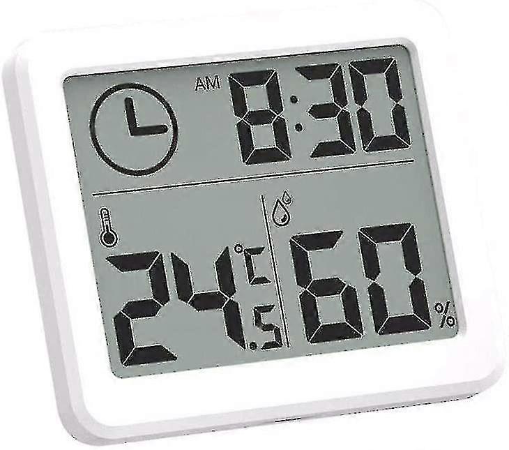 Indoor Thermometer Thermometer Hygrometer Digital Lcd C/f Temperature Humidity