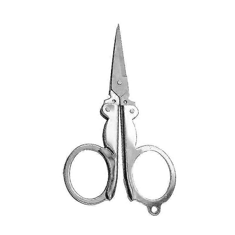 Stainless Steel Folding Scissors Portable Foldable Travel Scissors 1pc