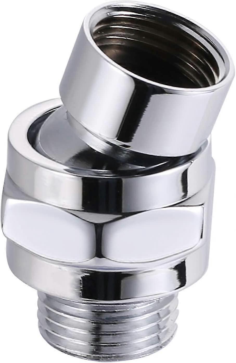 Connect To Shower Arm Shower Connector Swivel Adapter Adjustable Shower Arm Head Angle Ball Joint In G1/2 Chrome Brass