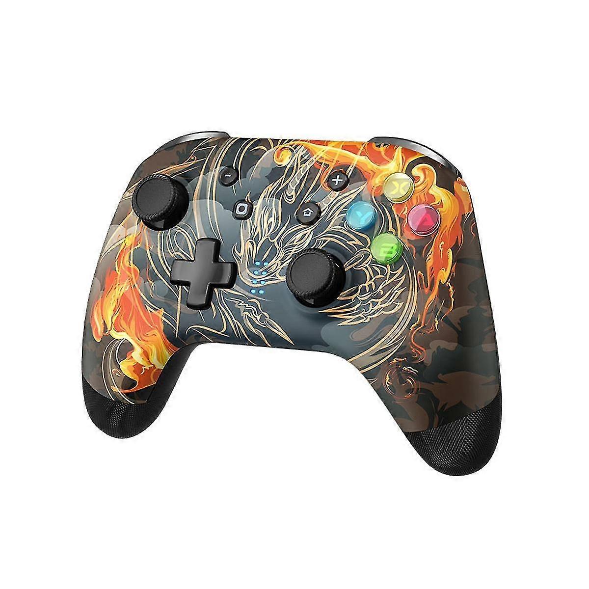 9124 Wireless Gaming Controller Multi-mode Connection Gamepad With Rgb Light For Switch, Pc, Android Ios