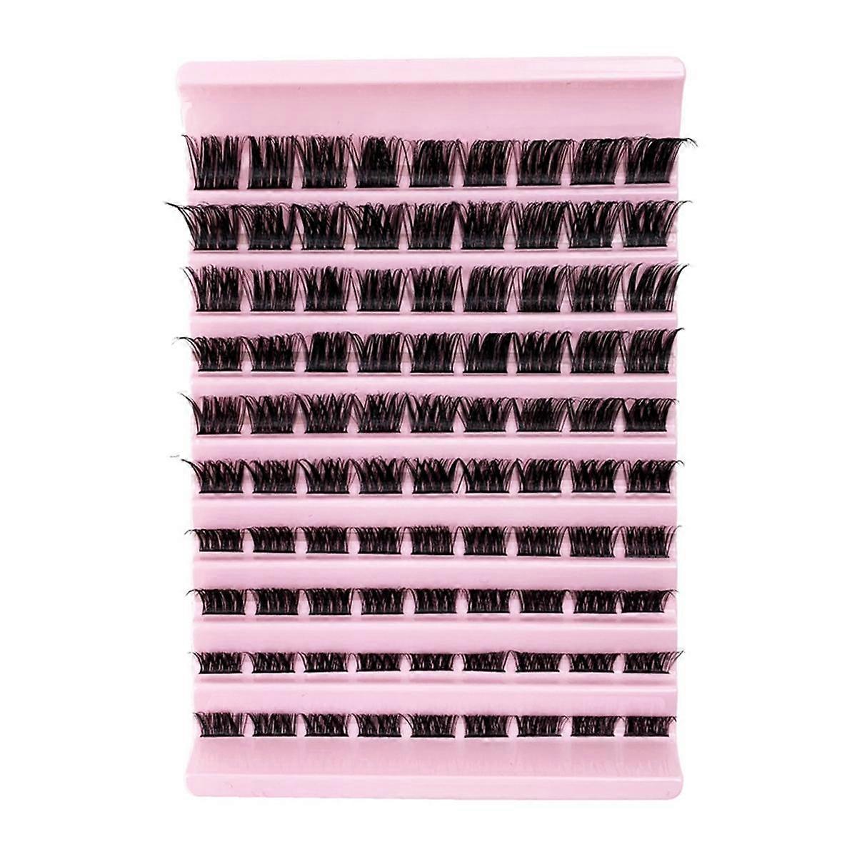 D01 DIY Cluster Lashes Volume Natural Segmented Eyelashes Bundles Eyelash Extension Individual Lashes Eyelashes Bundle