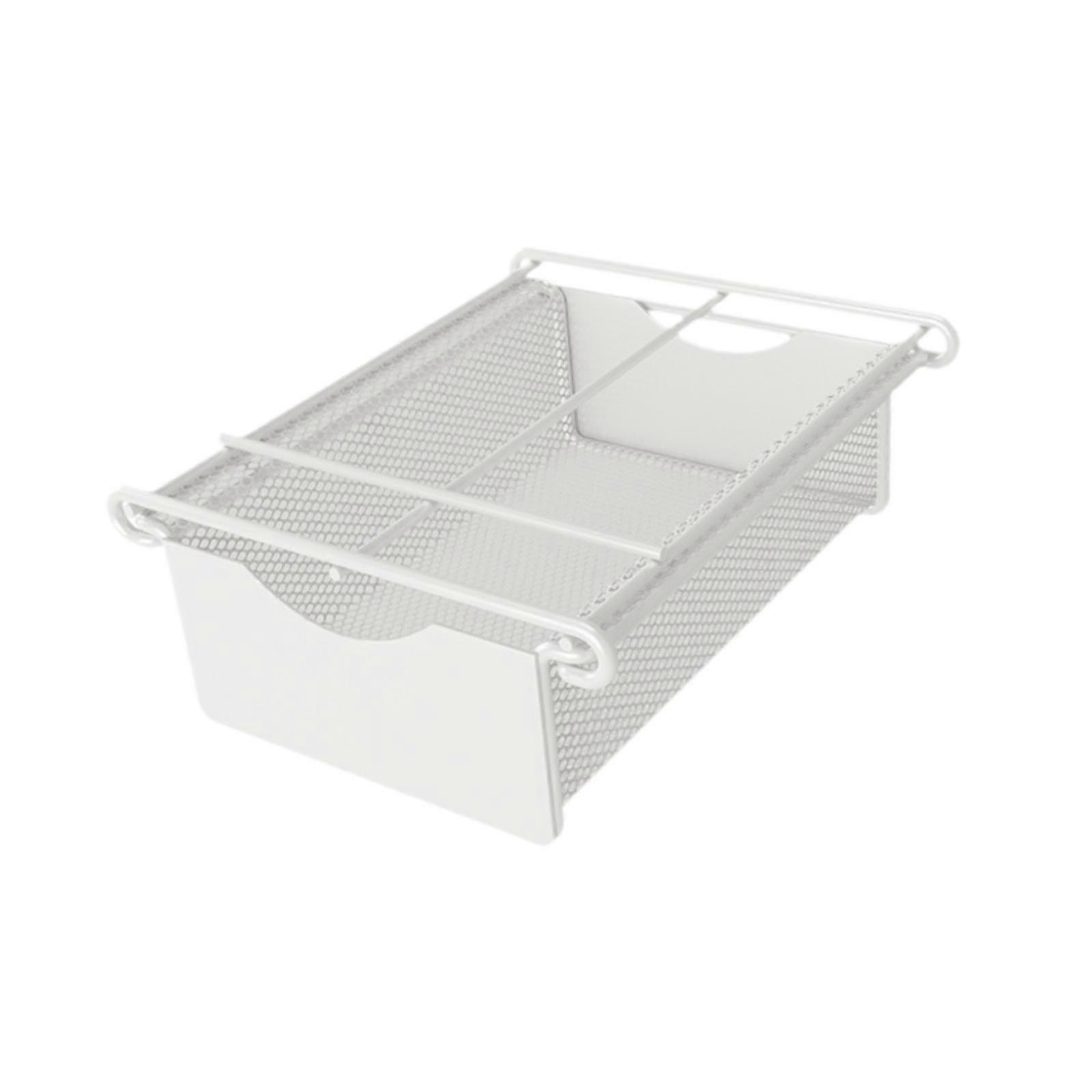 Under Desk Drawer Sturdy Mesh Multipurpose Slide Out for Office Home Storage