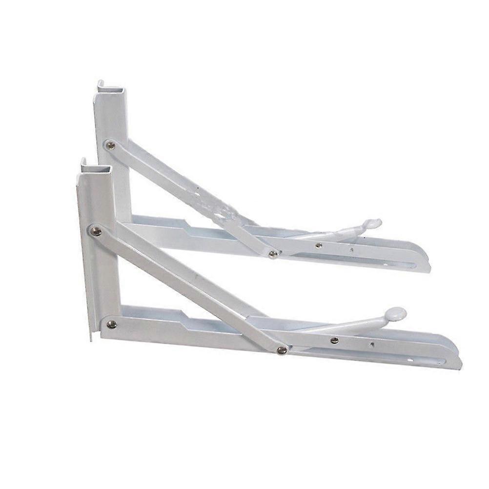 2 Pcs Folding Shelf Folding Support Bracket Shelf Bracket Spring Loaded Bracket Wall Mounted Bracket