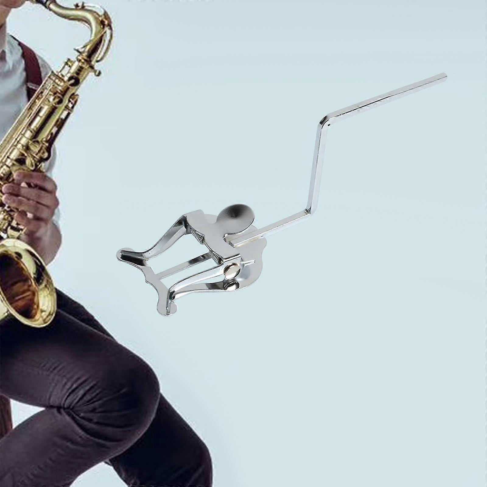 Sax Marsjerende Klips Sax Klips Stativ, Metall Elegant Saksofon Marsjerende Klips Holder, Noter Klipp Stativ For Alt, Tenor, Sax