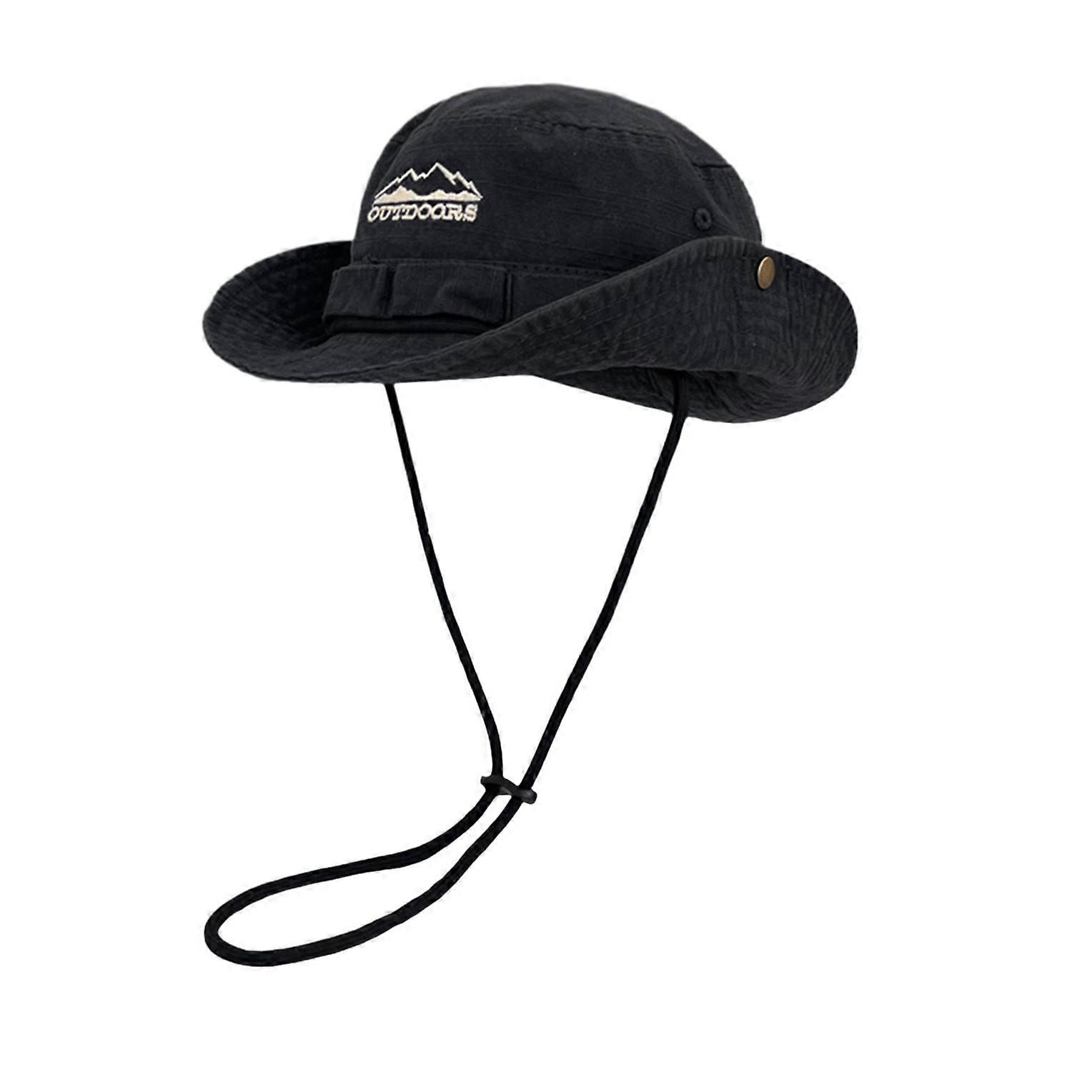 Sun Hat Breathable Wide Brim Foldable UV-proof Solid Color Decorative Polyester Sun Protection Hat